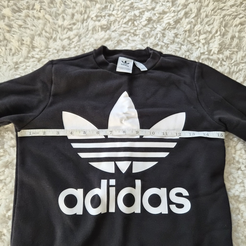 ☆5/$15☆Adidas Originals Black Trefoil Sweatshirt – Youth 9–10Y - Picture 7 of 14